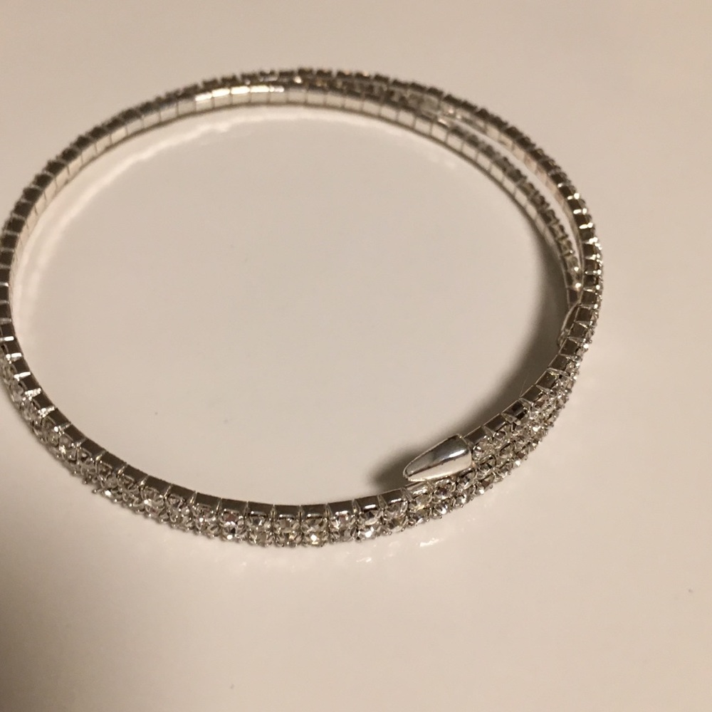 Stella&Dot silver cz bracelet